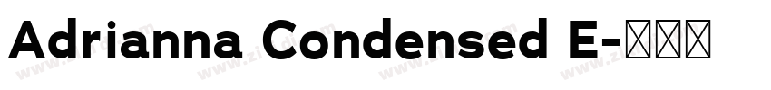 Adrianna Condensed E字体转换